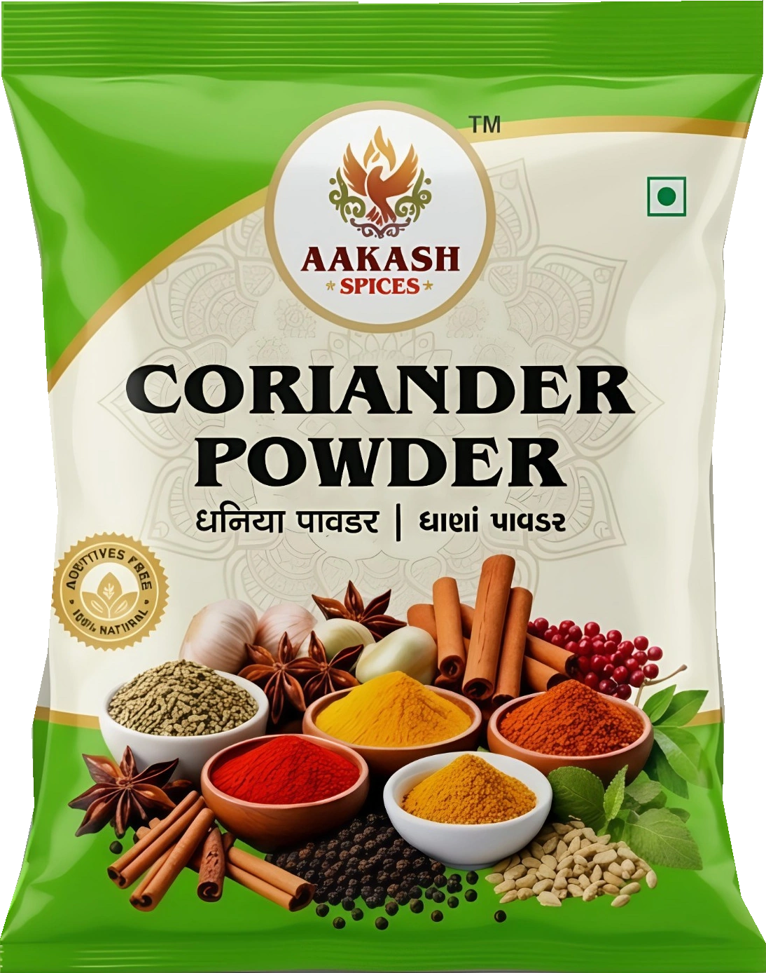 Aakash Green Coriander Powder